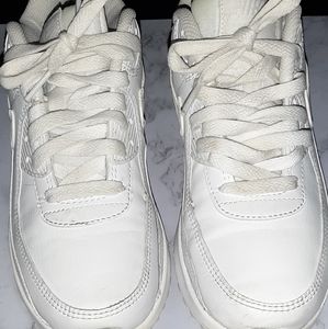 Nike Airmax 90 All white big kids 4.5 youth
